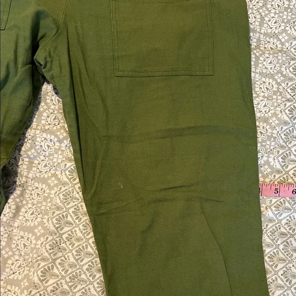 Lucy & Yak green dungarees - Picture 3 of 4